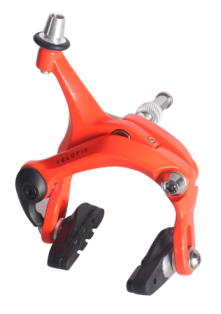 Cangrejo VeloFix 1-1/8 Orange F/R (Fixed)