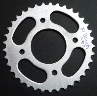 Sprocket MX125 tras 37t new (banda)