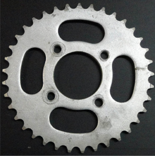 Sprocket MX125 tras 37t x52mm Pre 10- disco