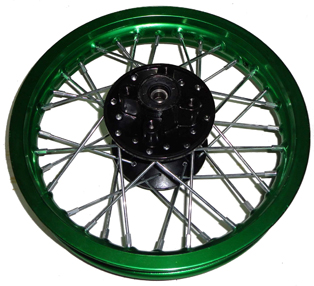 Aro MX 12? tras alum Green (disco)