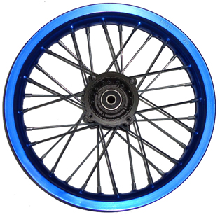 Aro MX 14? trasero alum Blue (disco)