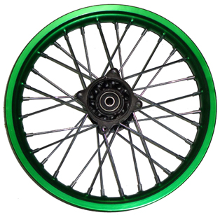 Aro MX 14? delantero alum Green (disco)