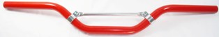 Manubrio mini crossbar alum Red