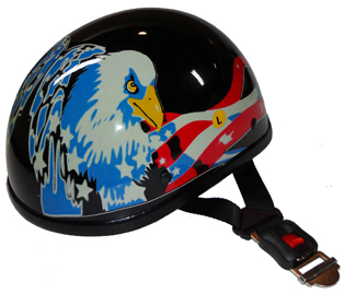 Casco Mot Eagle (eagle/flags) Medium