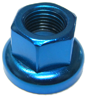 Tuercas OR8 Track tras 10x1mm Blue (pr)