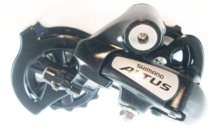 Trans tras Shimano Altus Black 7/8p