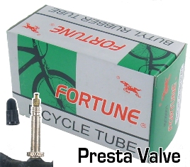 Tubo 20x1-1/8 Fortune v/presta