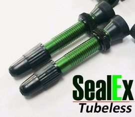 Valvula Tubeless Sealex Alum Green (ea)